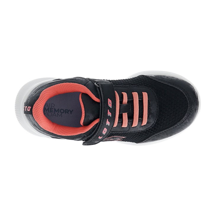 Zapatillas Lotto Evolite AMF III CL S Niños Negras Coral | MA186188L1