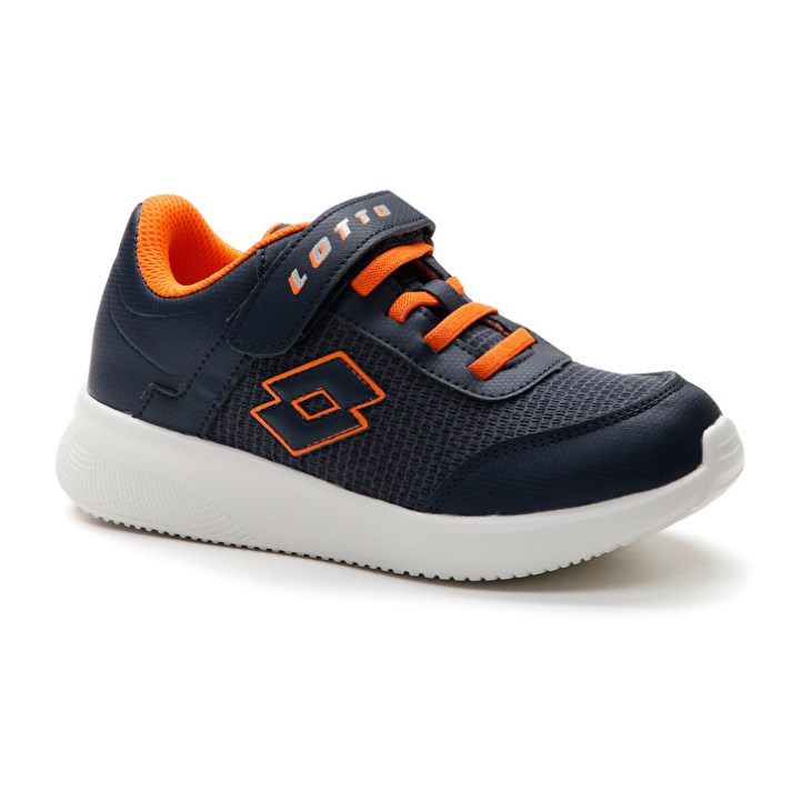 Zapatillas Lotto Evolite AMF III Mlg CL S Niños Azules Negras Naranjas | MY233863C7