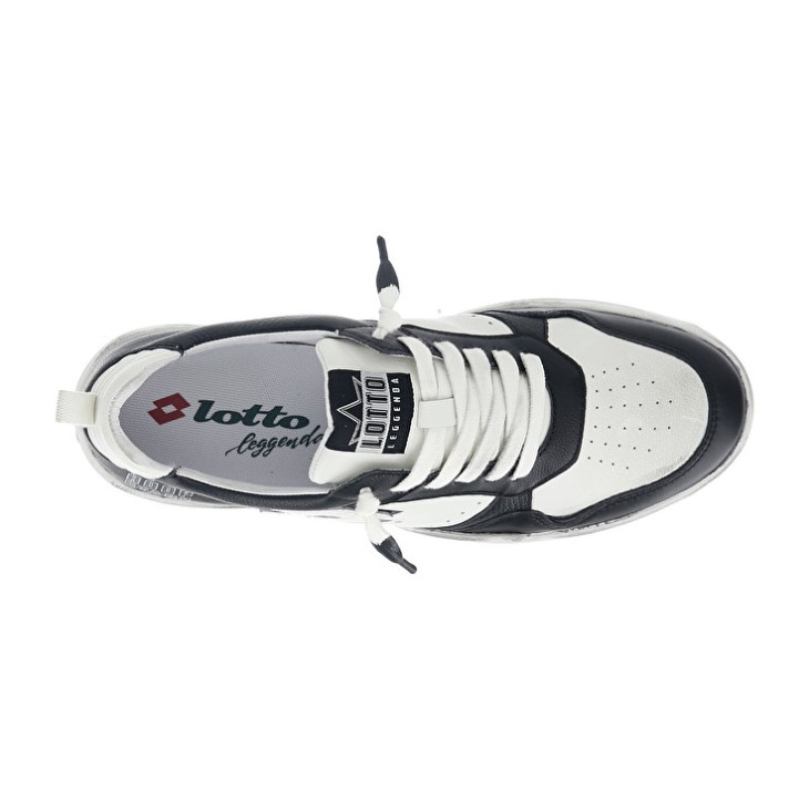 Zapatillas Lotto Hoop Stars 1 Hombre Blancas Negras | CT692389Y2