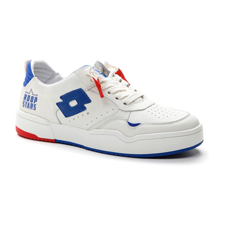 Zapatillas Lotto Hoop Stars Hombre Blancas Azules | VQ587218H3