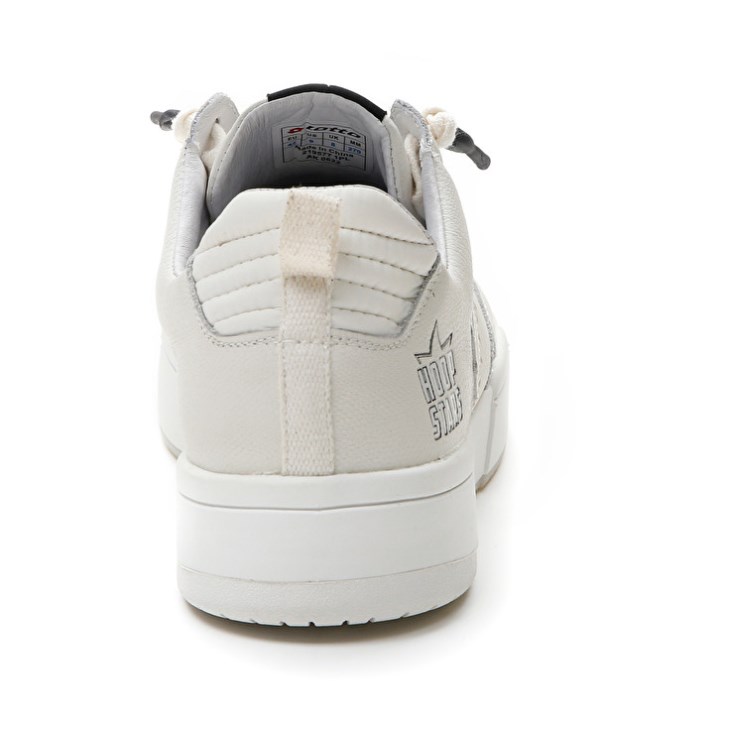Zapatillas Lotto Hoop Stars Hombre Blancas Negras | AS801290V2