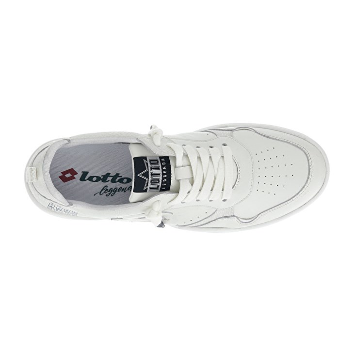 Zapatillas Lotto Hoop Stars Hombre Blancas Negras | AS801290V2