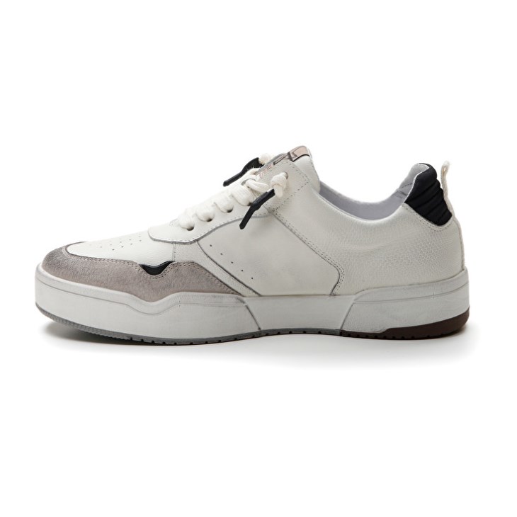 Zapatillas Lotto Hoop Stars RUB Hombre Blancas Negras Amarillo | MX522232G9