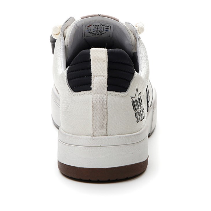 Zapatillas Lotto Hoop Stars RUB Hombre Blancas Negras Amarillo | MX522232G9