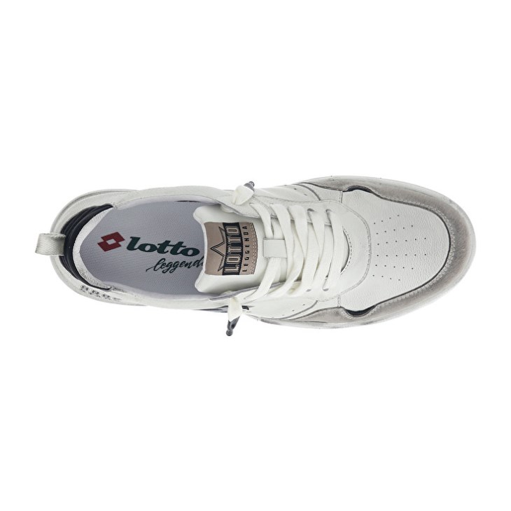 Zapatillas Lotto Hoop Stars RUB Hombre Blancas Negras Amarillo | MX522232G9