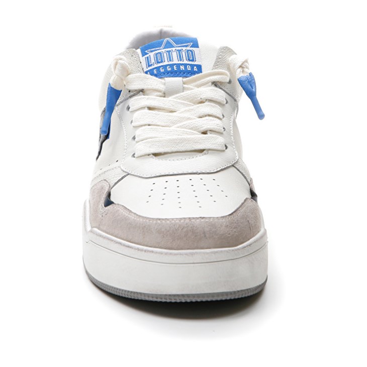 Zapatillas Lotto Hoop Stars RUB Hombre Blancas Azules | RG951205H7