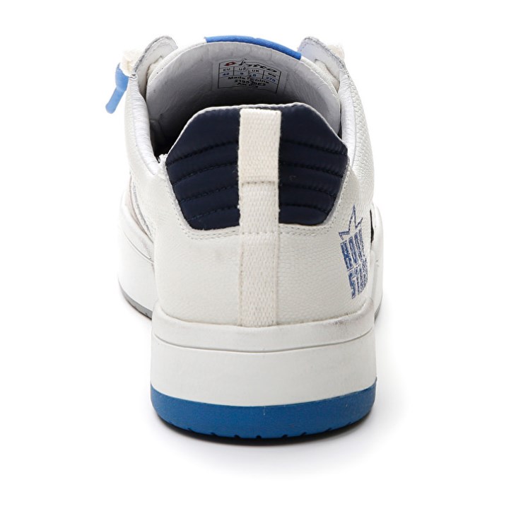 Zapatillas Lotto Hoop Stars RUB Hombre Blancas Azules | RG951205H7