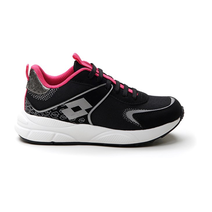 Zapatillas Lotto Sirius AMF CL Niños Negras Rosas | XQ980858G0