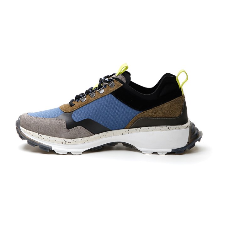 Zapatillas Lotto Tokyo Fuji Hombre Gris Azules Doradas | DC979887N9