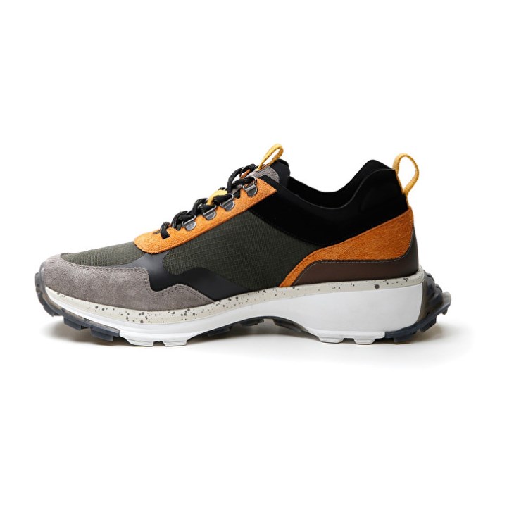 Zapatillas Lotto Tokyo Fuji Hombre Verde Gris Naranjas | WA294059W7