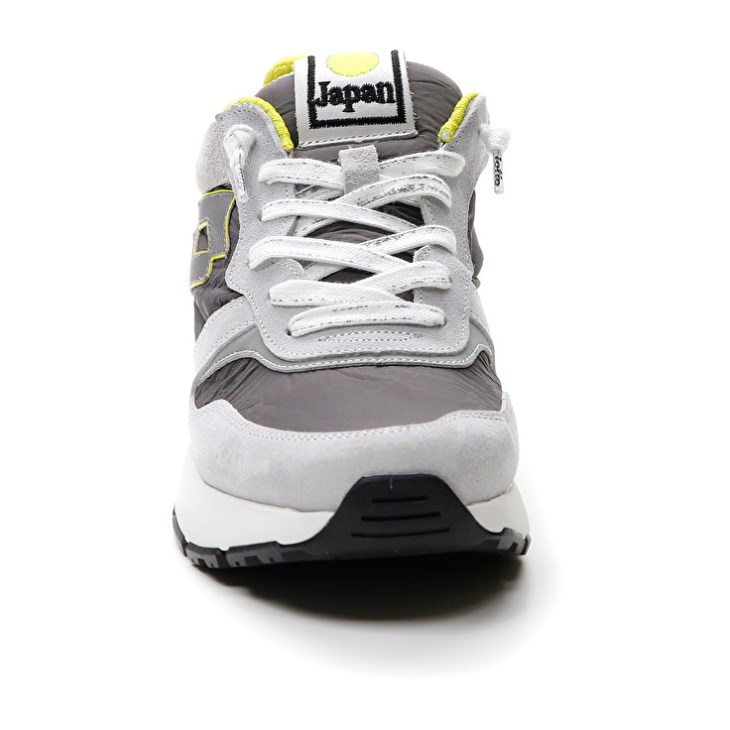 Zapatillas Lotto Tokyo Ginza Crack Hombre Gris Gris Verde | FE072157A5