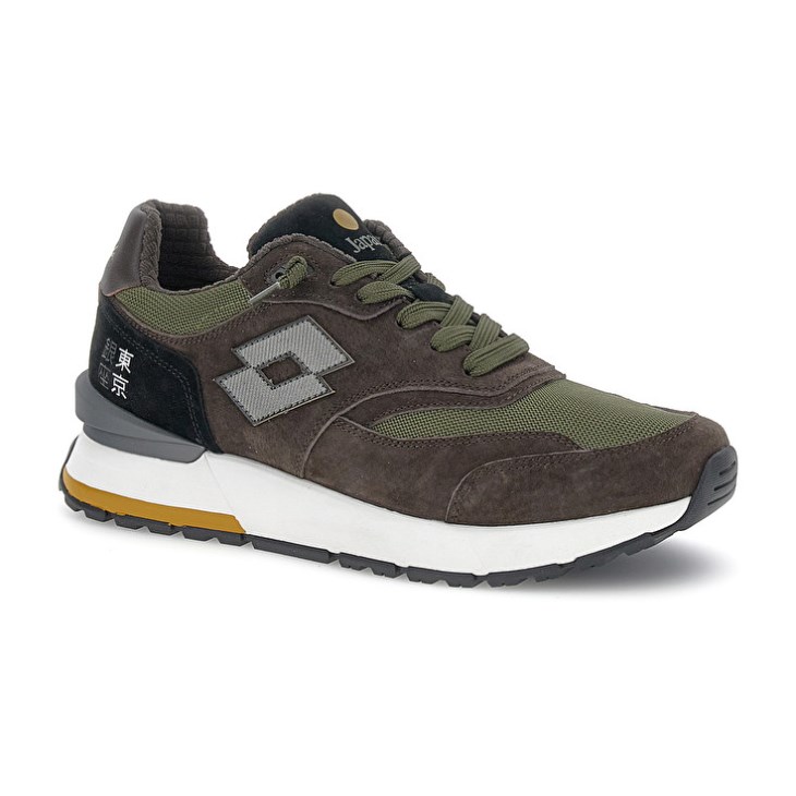 Zapatillas Lotto Tokyo Ginza Pure Hombre Verde Oliva | PV680238O3