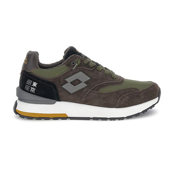 Zapatillas Lotto Tokyo Ginza Pure Hombre Verde Oliva | PV680238O3
