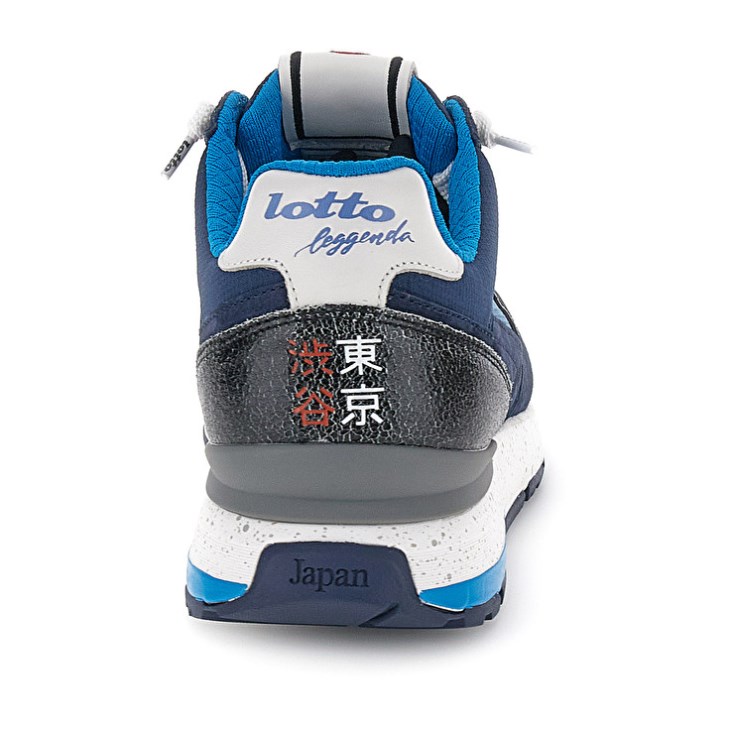 Zapatillas Lotto Tokyo Shibuya Hombre Azules Azules Negras | EK383878J5