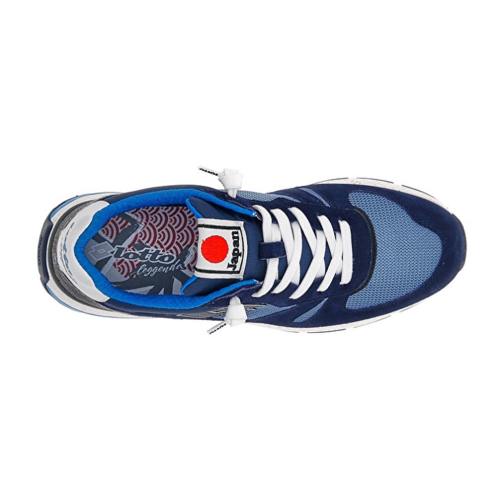 Zapatillas Lotto Tokyo Shibuya Hombre Azules Azules Negras | EK383878J5