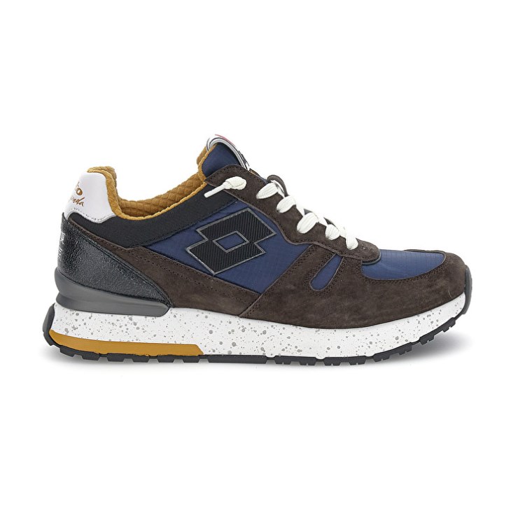 Zapatillas Lotto Tokyo Shibuya Hombre Verde Oliva Azules | MX441294E3