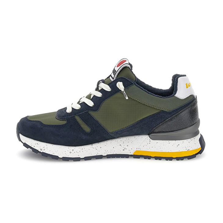 Zapatillas Lotto Tokyo Shibuya Hombre Verde Oliva Azul Marino Azules | YK016621U2