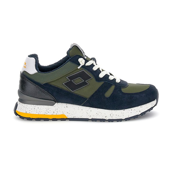 Zapatillas Lotto Tokyo Shibuya Hombre Verde Oliva Azul Marino Azules | YK016621U2