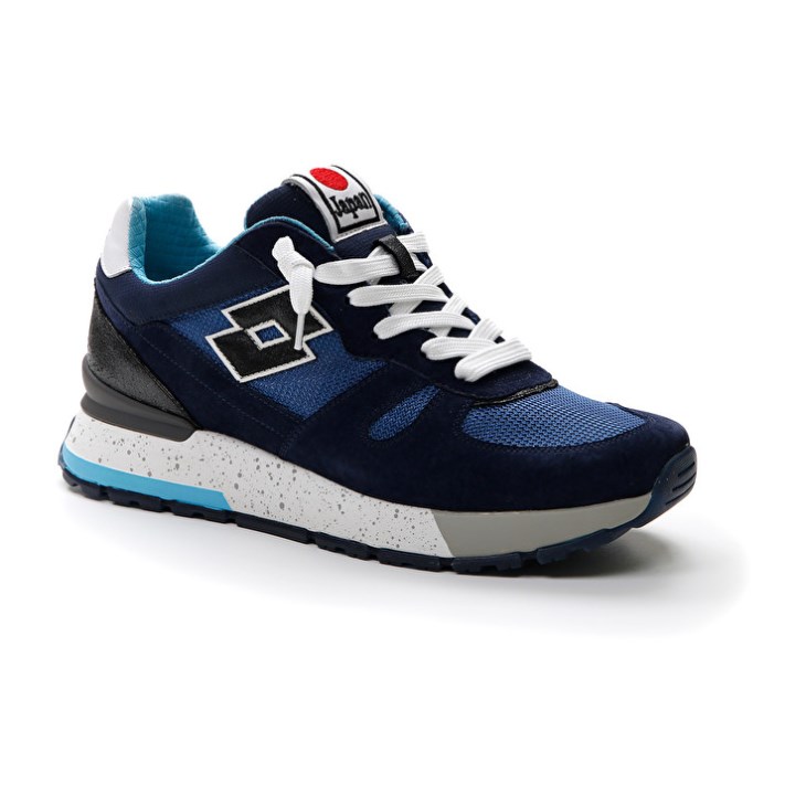 Zapatillas Lotto Tokyo Shibuya NET Hombre Azules Negras Azules | QR391449S0