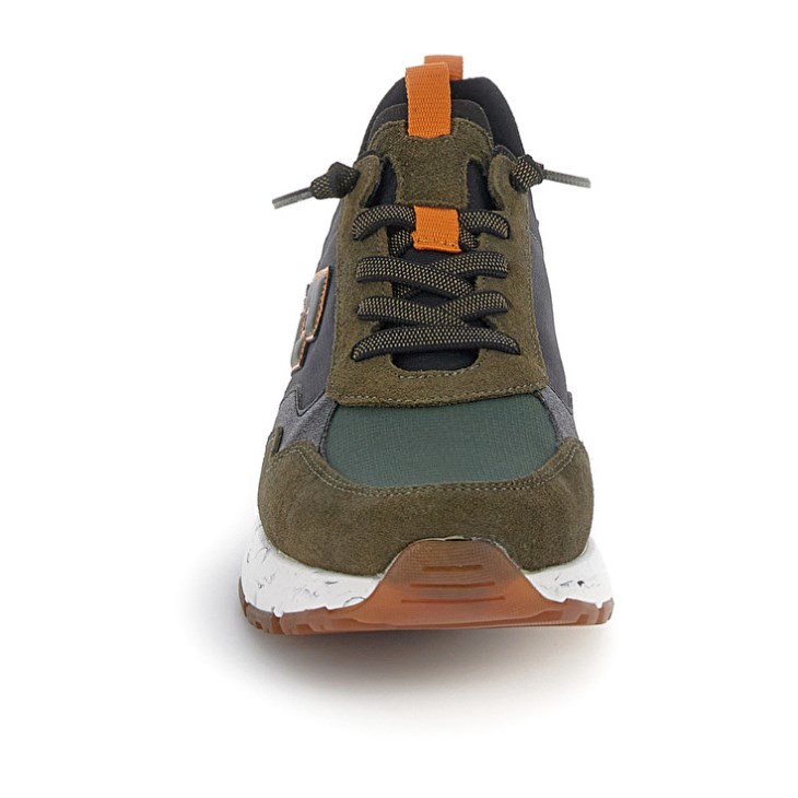Zapatillas Lotto Tokyo Shibuya Tie Dye Hombre Verde Oliva Oscuro Negras Verde | XU344204A3
