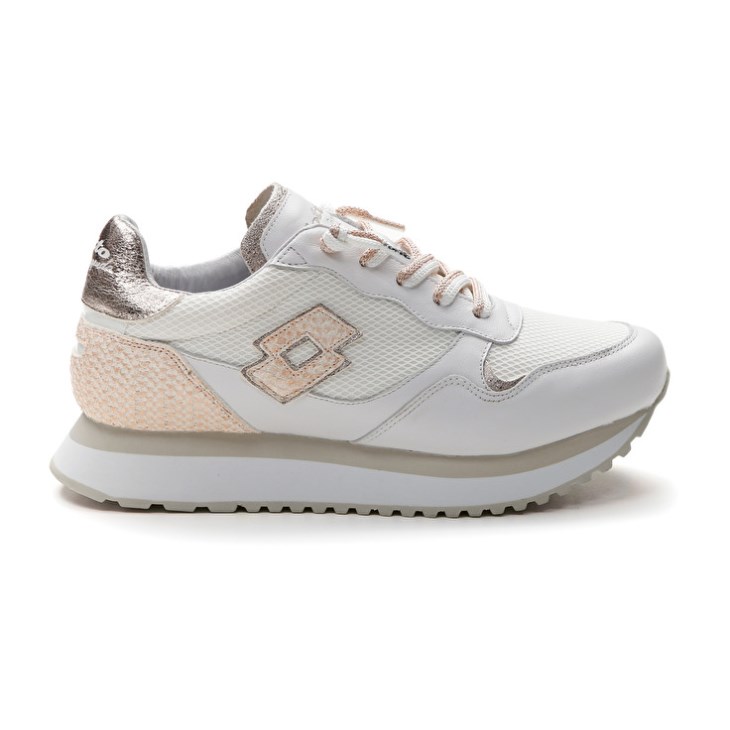 Zapatillas Lotto Tokyo Wedge II Fish W Mujer Blancas | VU152455E2