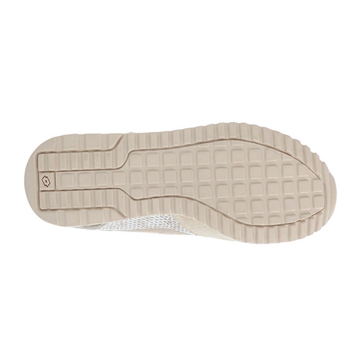 Zapatillas Lotto Tokyo Wedge II Shiny W Mujer Blancas Doradas | TL426632K9