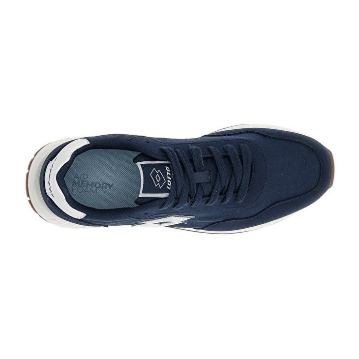Zapatillas Lotto Trainer 2000 AMF CVS Hombre Azules Blancas | LX747684I5