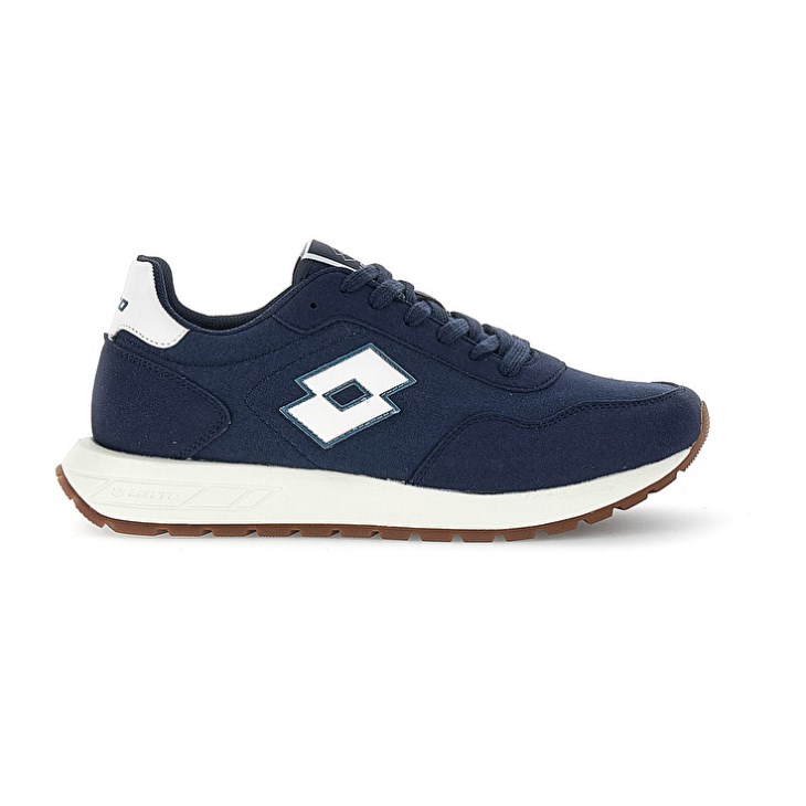 Zapatillas Lotto Trainer 2000 AMF CVS Hombre Azules Blancas | LX747684I5