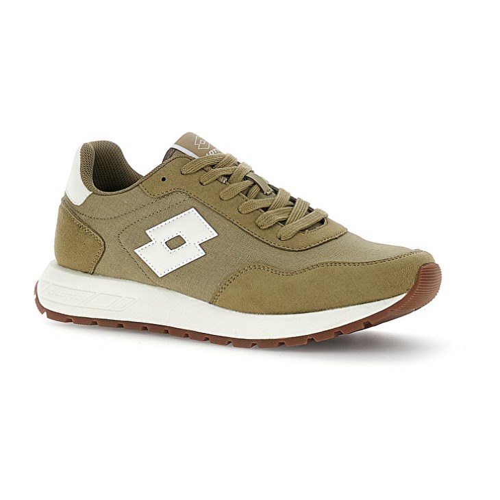 Zapatillas Lotto Trainer 2000 AMF CVS Hombre Marrones Blancas | RD903730C9