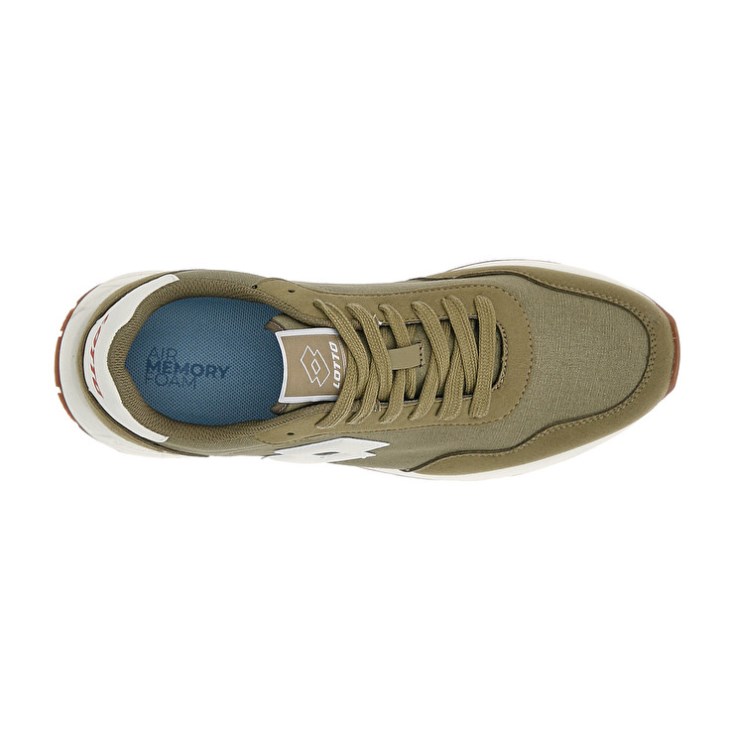 Zapatillas Lotto Trainer 2000 AMF CVS Hombre Marrones Blancas | RD903730C9