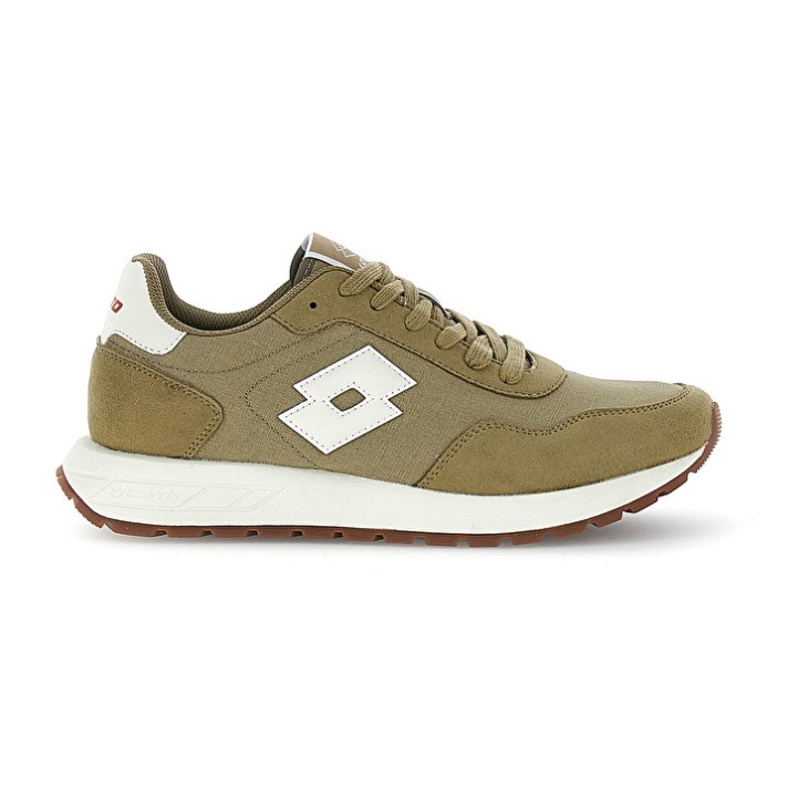 Zapatillas Lotto Trainer 2000 AMF CVS Hombre Marrones Blancas | RD903730C9