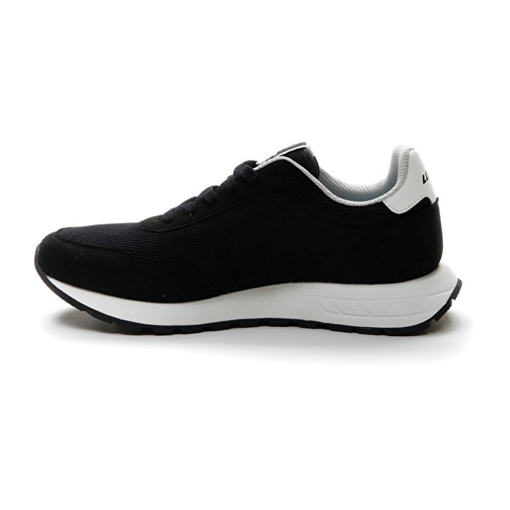 Zapatillas Lotto Trainer 2000 AMF Hombre Negras Blancas | WK815151A7