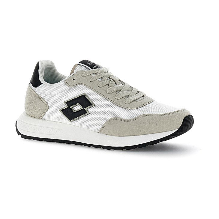 Zapatillas Lotto Trainer 2000 AMF Hombre Blancas Negras | RH936083Z8