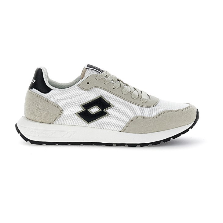 Zapatillas Lotto Trainer 2000 AMF Hombre Blancas Negras | RH936083Z8