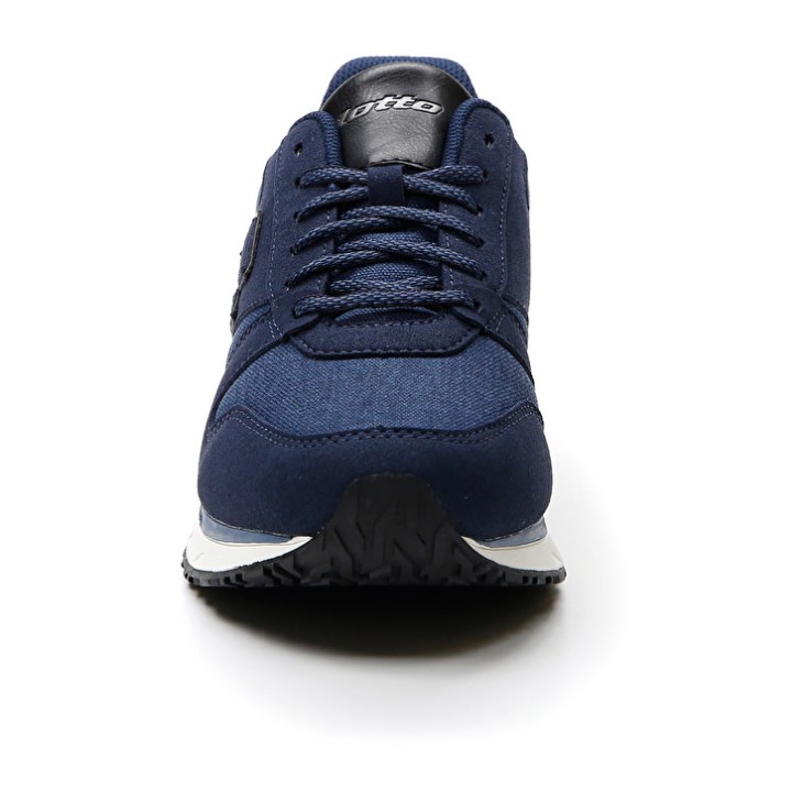 Zapatillas Lotto Trainer AMF XIX CVS Hombre Azules Negras | NO530863E6