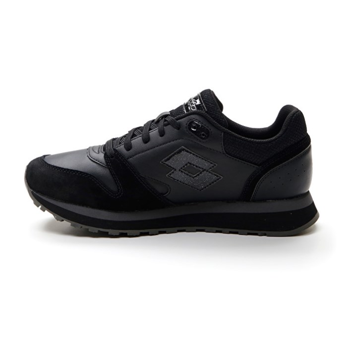 Zapatillas Lotto Trainer Wedge III W Mujer Negras | DM196709Q6