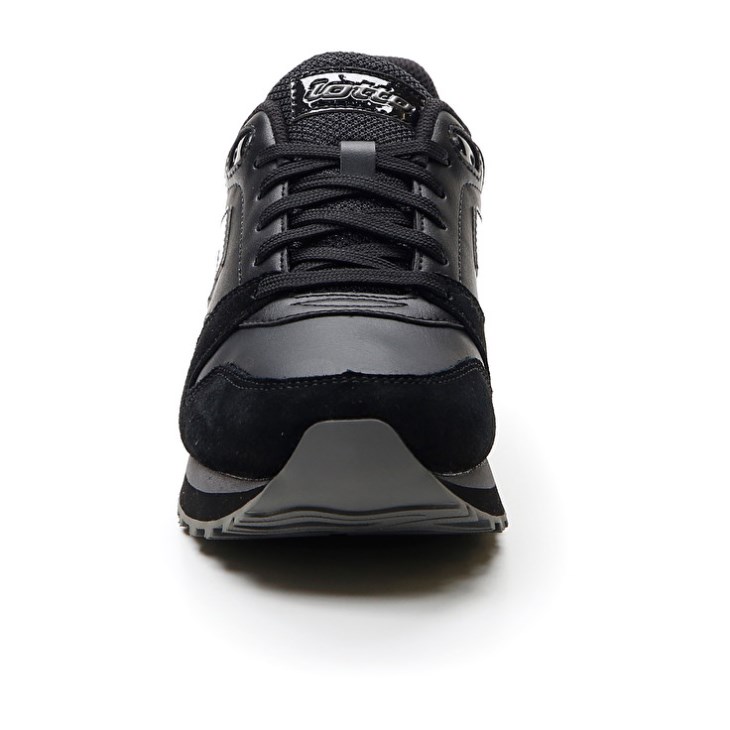 Zapatillas Lotto Trainer Wedge III W Mujer Negras | DM196709Q6