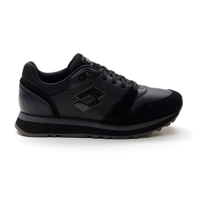 Zapatillas Lotto Trainer Wedge III W Mujer Negras | DM196709Q6
