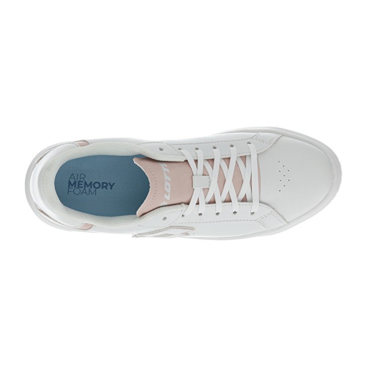 Zapatillas Lotto Venus AMF III Liquid W Mujer Blancas Coral Claro | VC137293O1