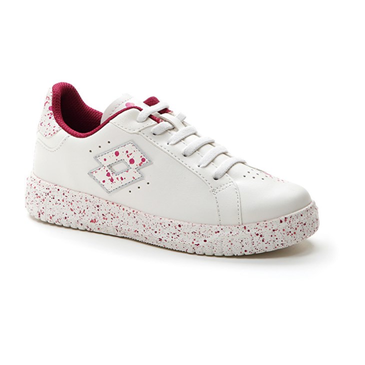 Zapatillas Lotto Venus AMF III PRT CL Niños Blancas Rojas | UP923642W4