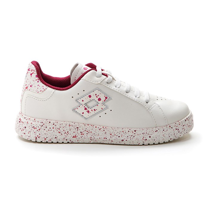Zapatillas Lotto Venus AMF III PRT CL Niños Blancas Rojas | UP923642W4
