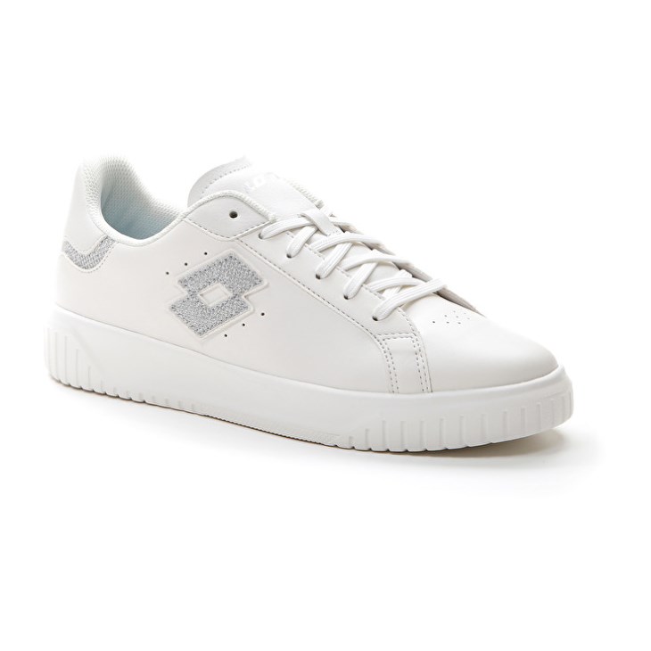 Zapatillas Lotto Venus AMF II Glitter W Mujer Blancas Plateadas | FY609410Q2
