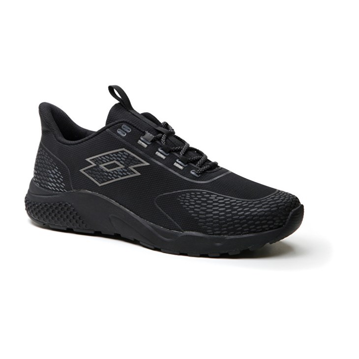 Zapatillas Running Lotto Kibra AMF II Hombre Negras | ZQ149654O7