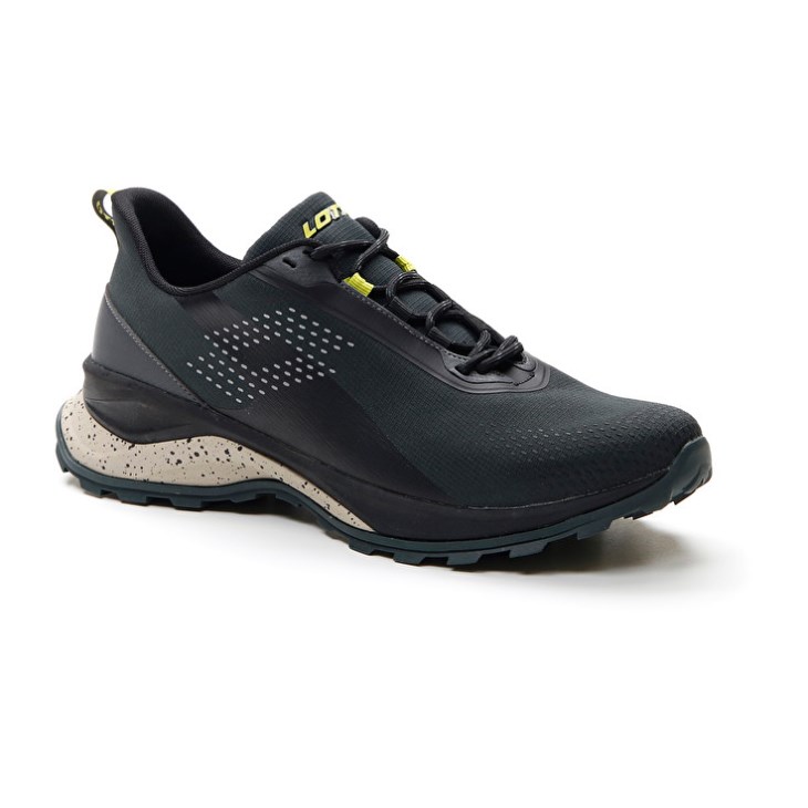 Zapatillas Running Lotto Moonrun 300 Hombre Verde Gris Negras | UZ899099E9