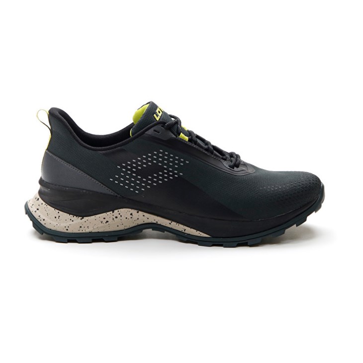 Zapatillas Running Lotto Moonrun 300 Hombre Verde Gris Negras | UZ899099E9