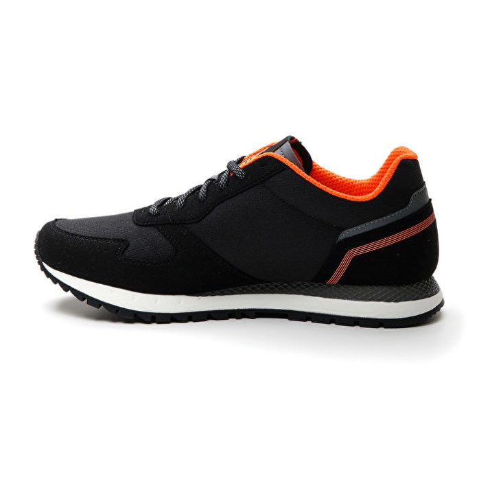 Zapatillas Running Lotto Runner '95 AMF Hombre Negras Gris | UR869456B3