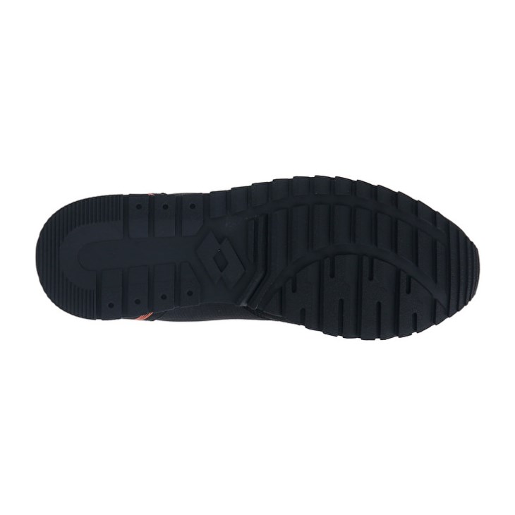 Zapatillas Running Lotto Runner '95 AMF Hombre Negras Gris | UR869456B3