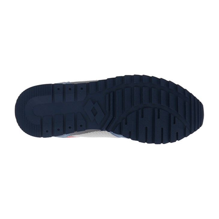 Zapatillas Running Lotto Runner Plus '95 AMF V Hombre Gris Azules Azules | KD810451K2