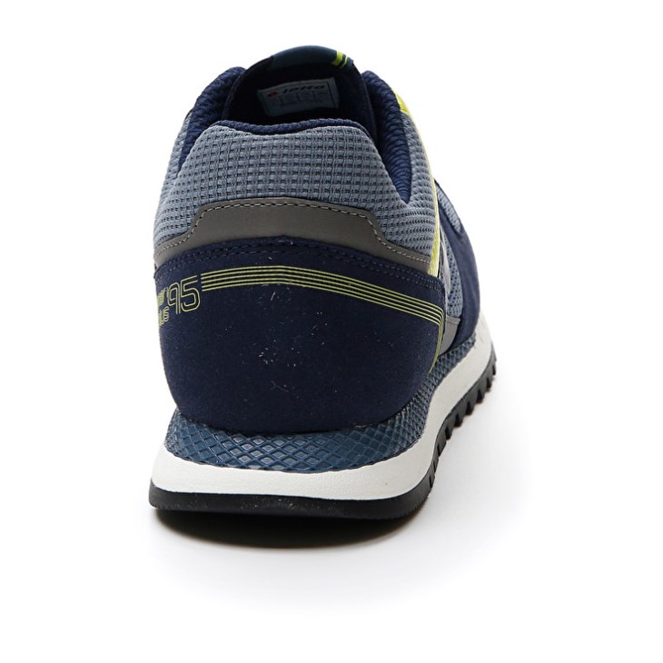 Zapatillas Running Lotto Runner Plus '95 AMF V Hombre Azul Marino Azules Amarillo | AE820852P2