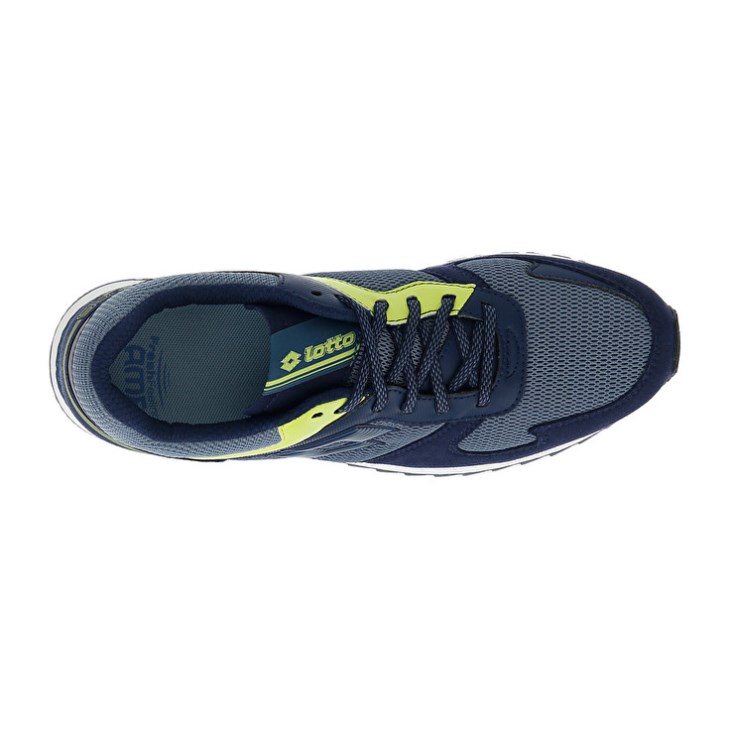 Zapatillas Running Lotto Runner Plus '95 AMF V Hombre Azul Marino Azules Amarillo | AE820852P2